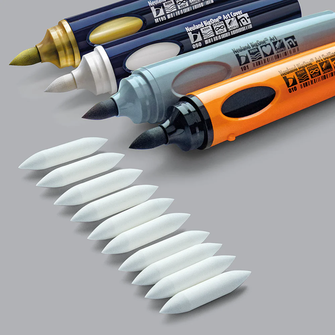 BigOne® Art Replacement brush tips 2-15 mm, for Neuland BigOne® Art