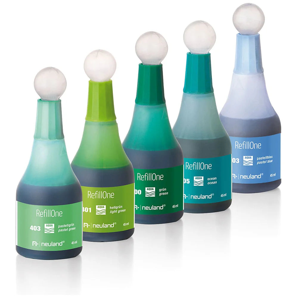 Refill Ink RefillOne, Water-based, Colour Sets of 5