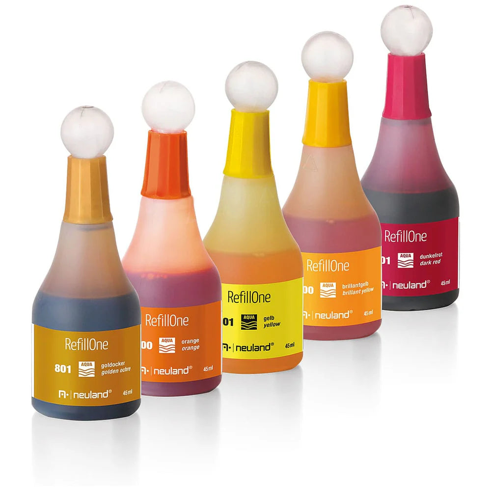 Refill Ink RefillOne, Water-based, Colour Sets of 5