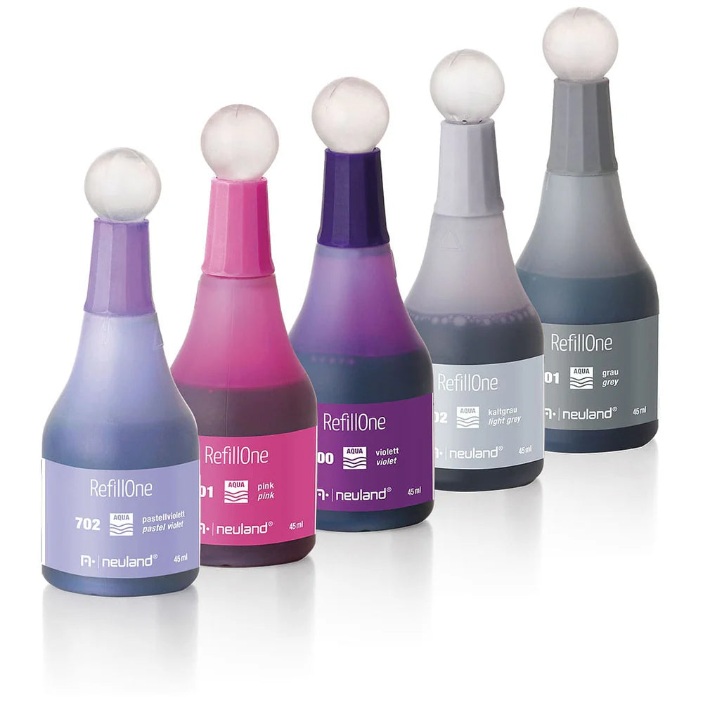 Refill Ink RefillOne, Water-based, Colour Sets of 5
