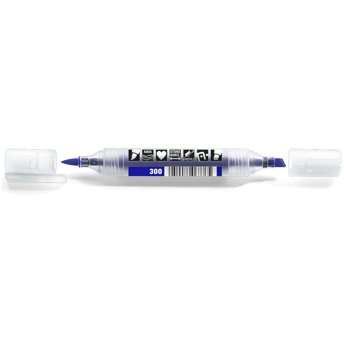 Neuland TwinOne®, chisel-and-brush nib - Drawn In