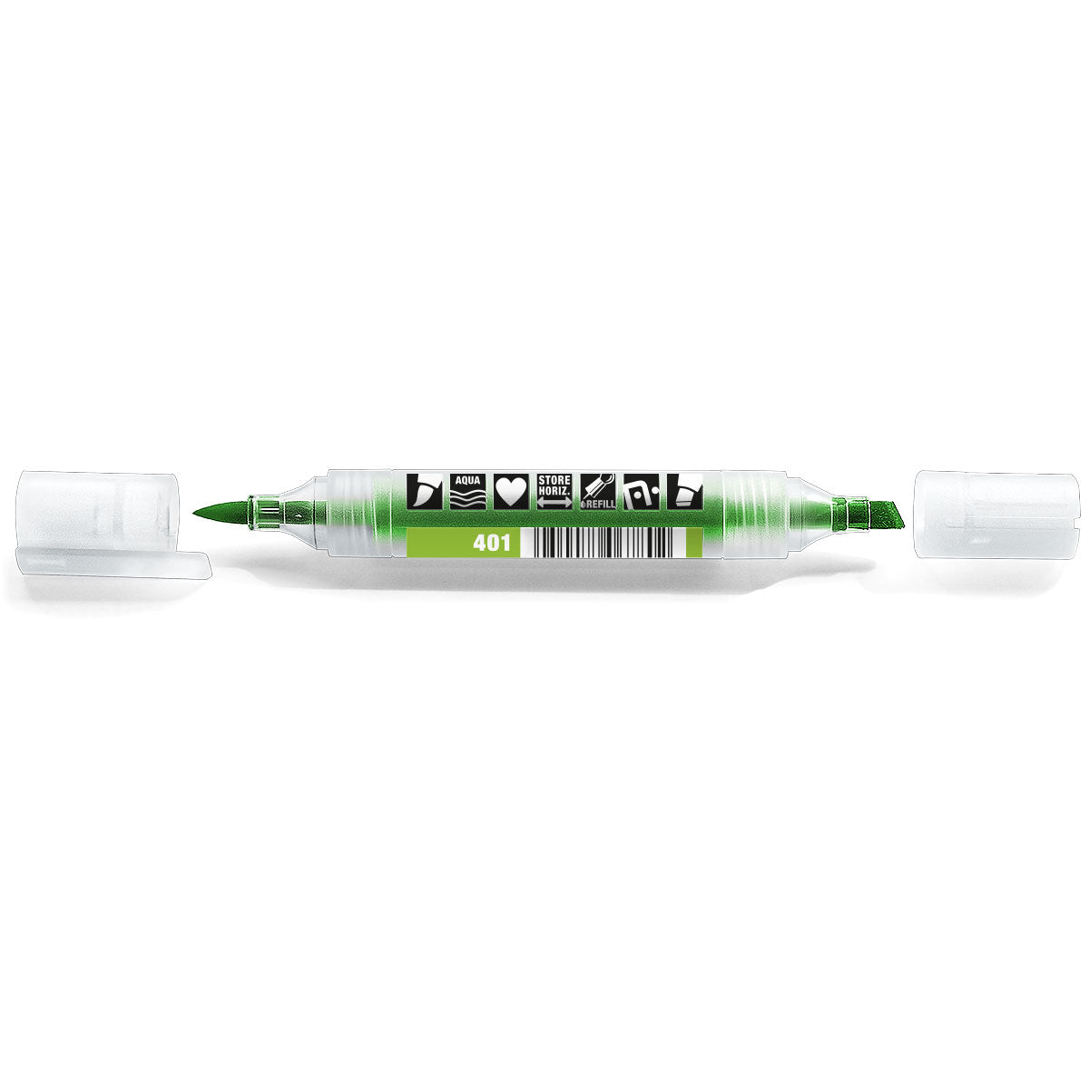 Neuland TwinOne®, chisel-and-brush nib - Drawn In