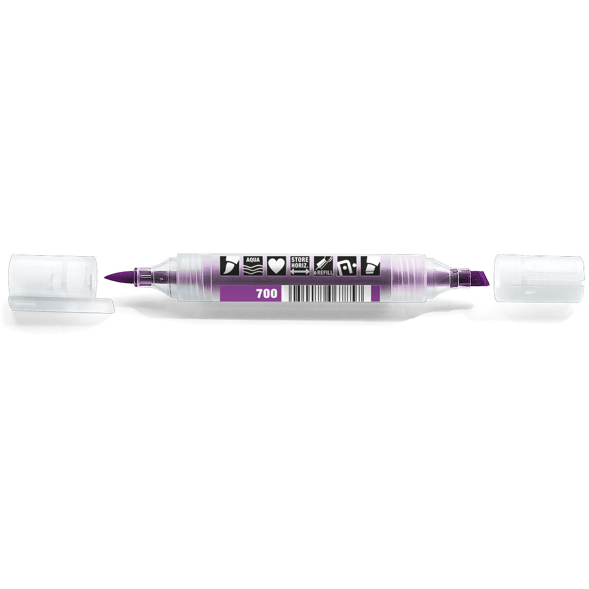 Neuland TwinOne®, chisel-and-brush nib - Drawn In