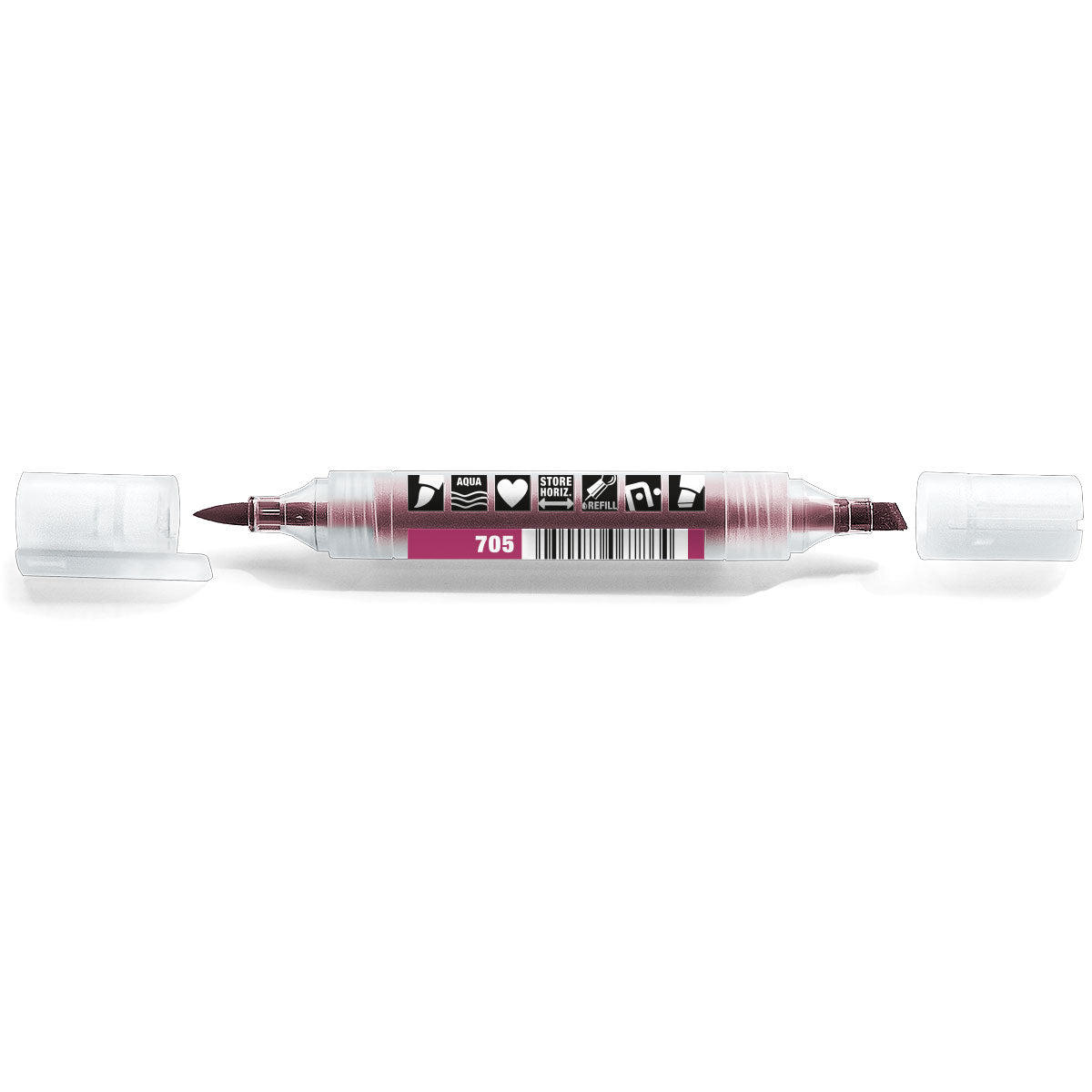 Neuland TwinOne®, chisel-and-brush nib - Drawn In