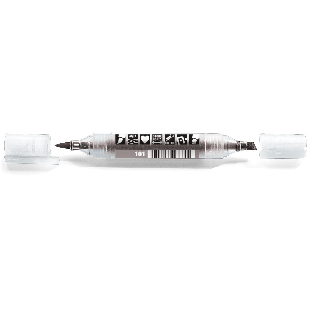 Neuland TwinOne®, chisel-and-brush nib - Drawn In