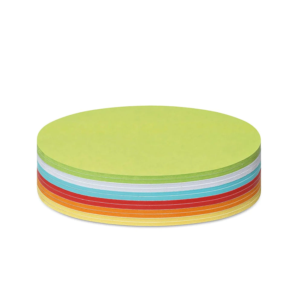 Stick-It Cards, Oval, 300 sheets, assorted in 6 colours