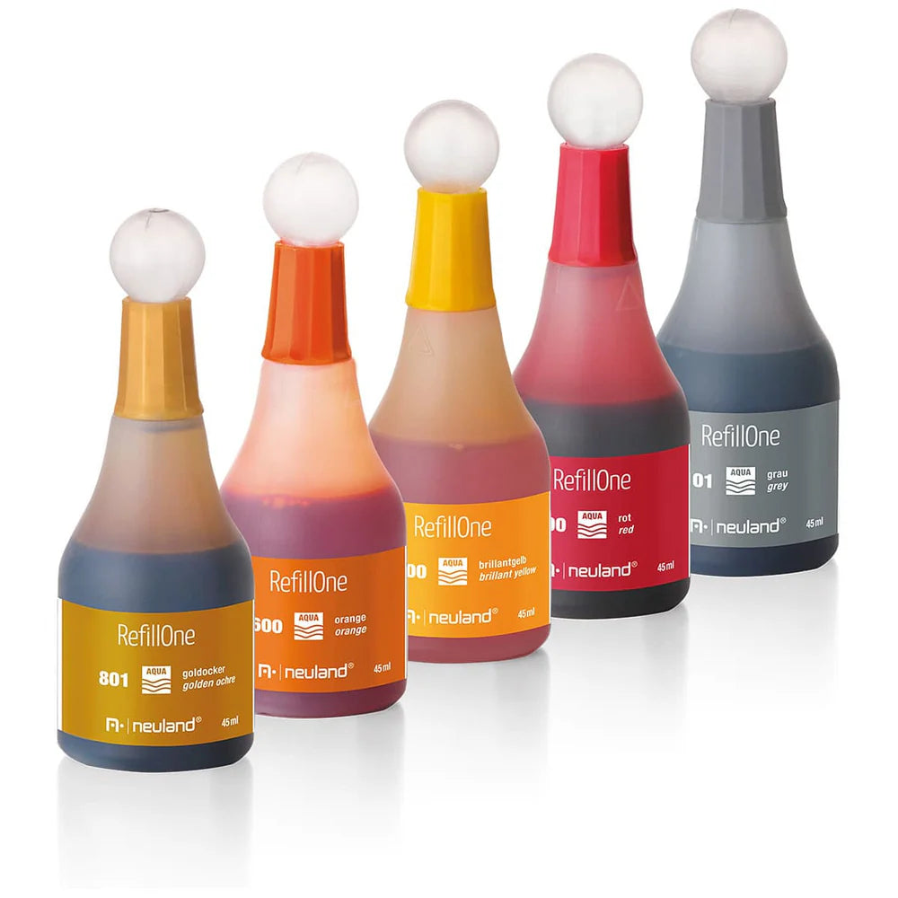 Refill Ink RefillOne, Water-based, Colour Sets of 5